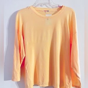 Sundry brand new with tags tissue soft tee peach